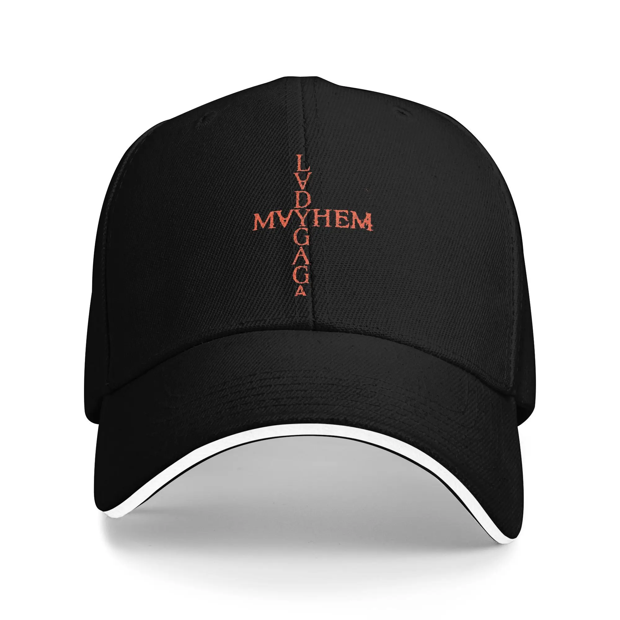 Unisex Lady Gaga Mayhem Sandwich Caps    Hip-Hop Baseball Cap Polyester New Album  Trucker Worker Cap Adjustable Sun Hats Autumn