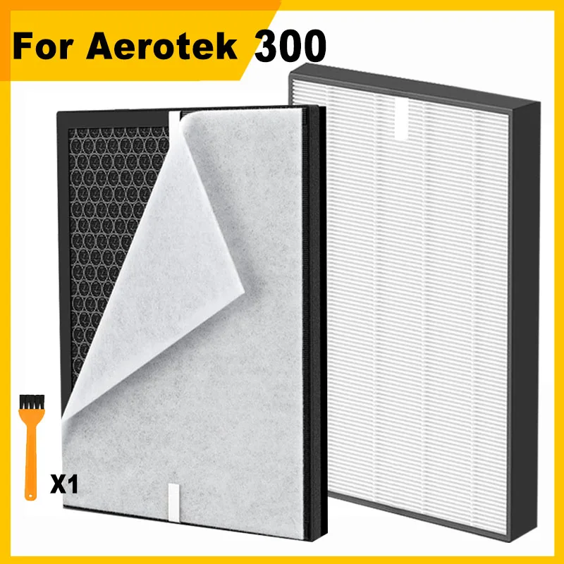 

For Aerotek 300 Air Purifier Replacement HEPA Filter and Activated Carbon Filter
