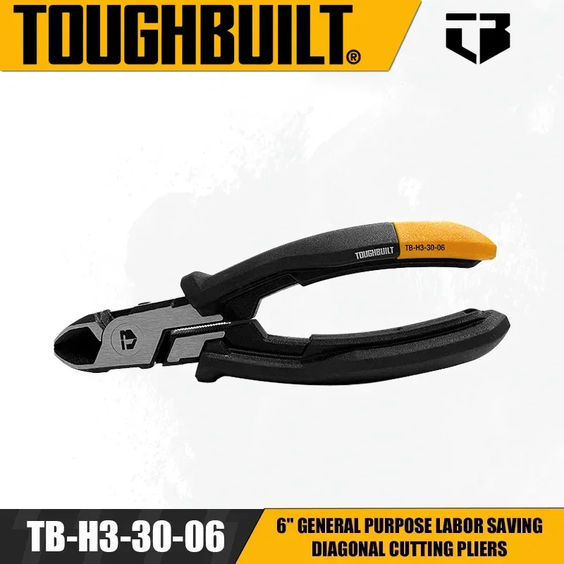 

TOUGHBUILT TB-H3-30-06 6"General Purpose Labor Saving Diagonal Cutting Pliers Hand Tools Pliers