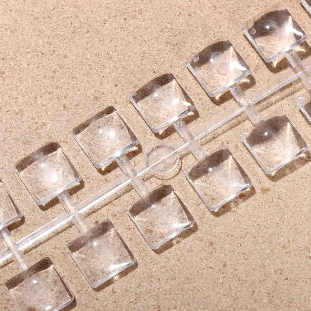 Esmalte de uñas duradero, práctica cuadrada en forma de corazón, exhibición de Color de uñas acrílicas, herramientas para uñas, estante de muestra de Color, tarjeta de Color de uñas transparente