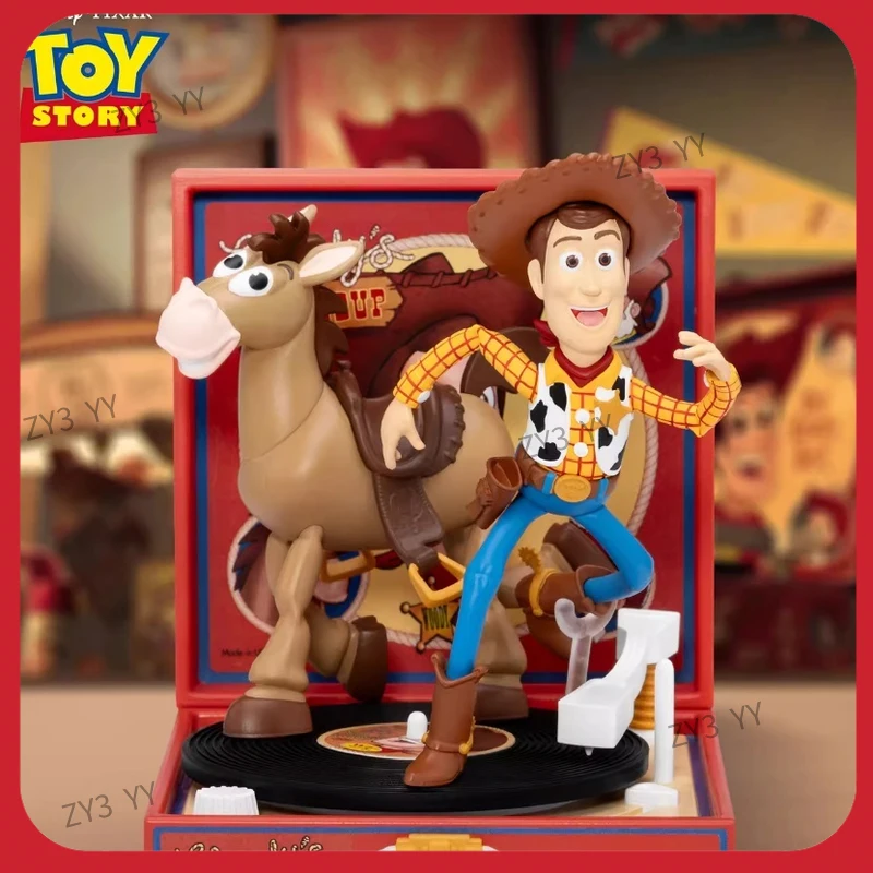

2026 Disney Pixar Toy Story Sheriff Woody Bullseye Horse Turntable Figure D Stage 181 Collectible Gift For Movie Fans