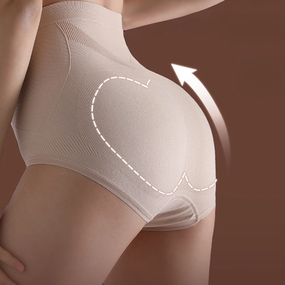 1 + 1 Female X-shaped Design Wedding Shoot Body Shaper Slim Belly High-Waist Panties Underwear