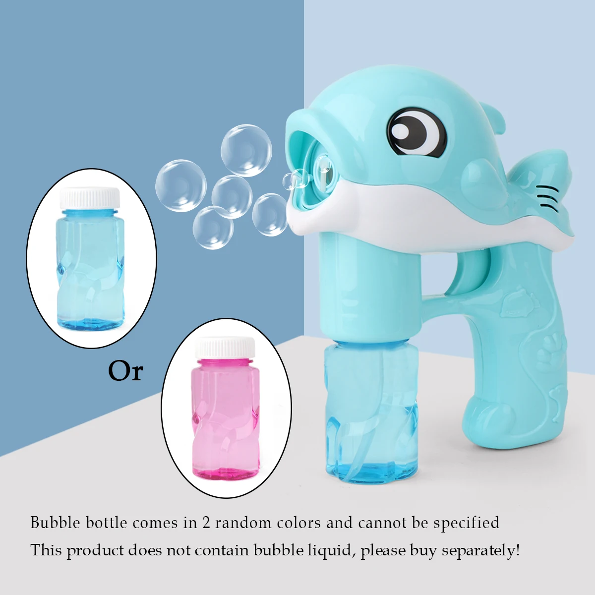 Dolphin Bubble Gun Toys, Handheld Automatic Bubble Blowin Machine with Fully Automatic Bubble Gun Gift not Contain Bubble Liquid