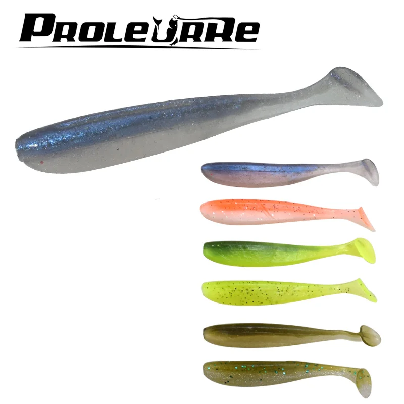 Proleurre 20pcs 1.45g 6cm Soft baits Fishing Lures Shad Zander Artificial Silicone leurres souples eau douce Swimbaits Wobblers