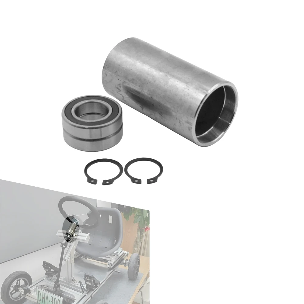 

20mm Universal Steering Wheel Bracket Bushing with Bearing Suitable for DIY China Kart 110CC 150CC Golf Kart Dirt Bike UTV Parts