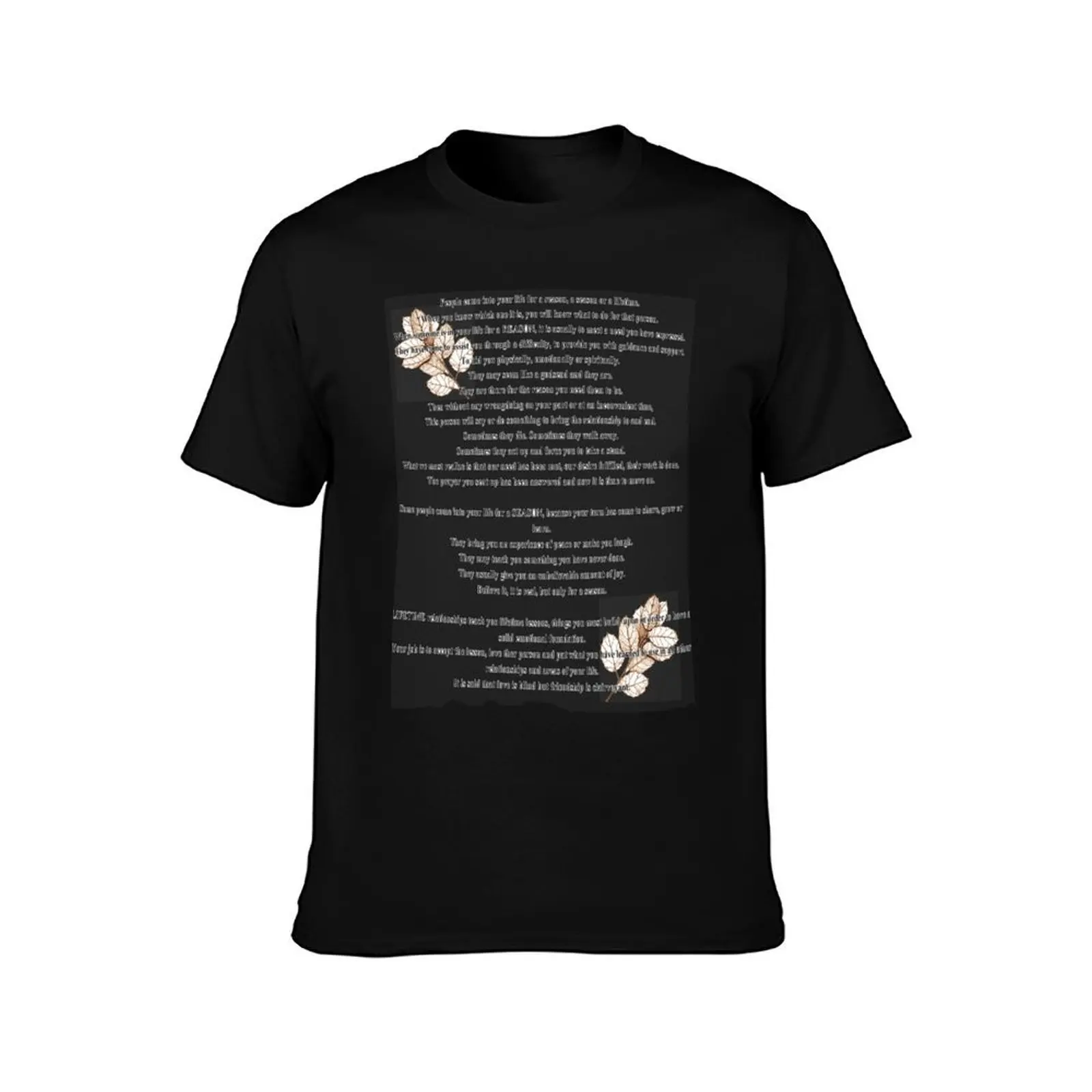Reason, Season or Lifetime! T-Shirt Summer Casual Cotton Tee, Unisex Men Women