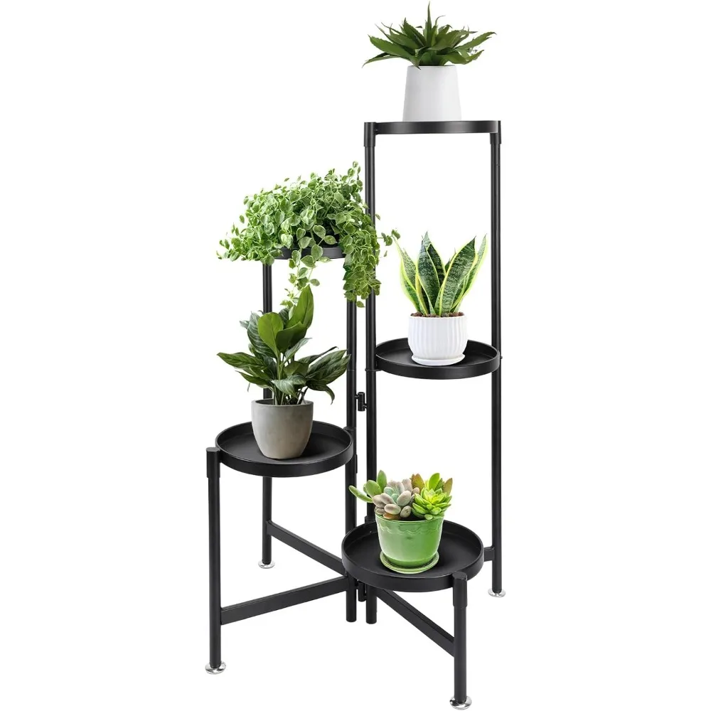 

Tiered Metal Plant Stand,5-Tier Plant Stands Indoor Outdoor,Corner Plant Stand Multiple Flower Pot Holder for Living Room