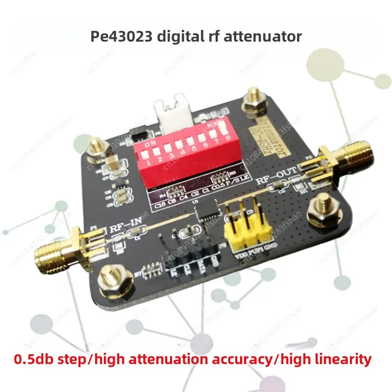 PE4302 Digital RF Attenuator Module, Wideband, High Attenuation Accuracy, High Linearity DC-4000MHz