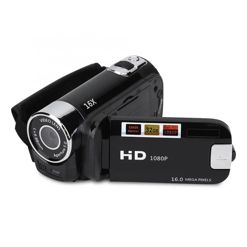 16MP 16X HD Digital Camcorder 1080P Full HD Digital Video Camera 270 degree Rotation Screen 16X Night Shoot Zoom For Photograph