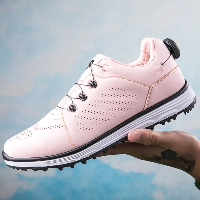 New Arrival buty golfowe dla par wytrzymałe buty sportowe mężczyźni kobiety antypoślizgowe unisex trening golfowy marka Gol trampki męskie