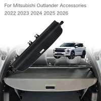 Cubierta Organizadora para Maletero de Auto para Mitsubishi Outlander Accesorios 2022-2026 Cubierta de Carga para Maletero Portaequipajes Trasero