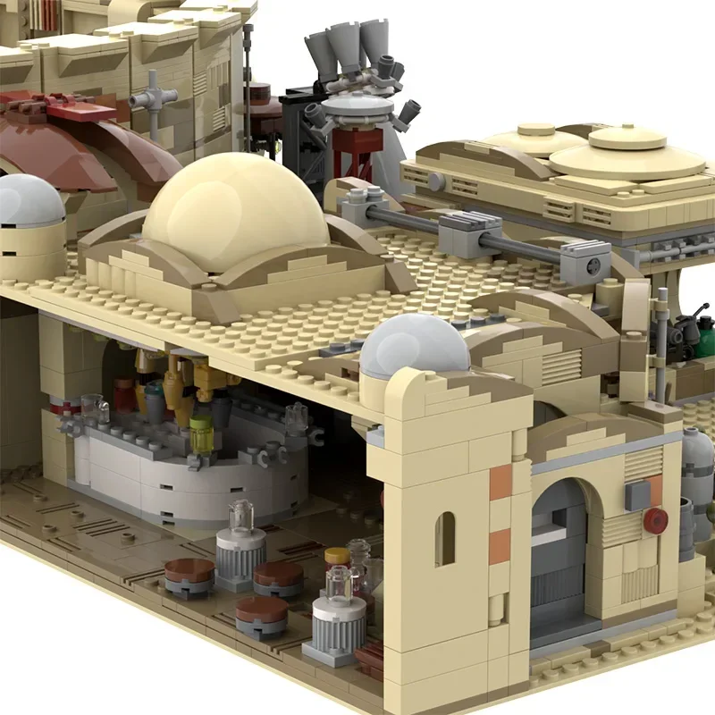 MOC Building Block A New Hope Star Seriers Desert Speeder Fight Spacecraft Village Eisley-Cantina Tatooine Luke's X-34 Soro