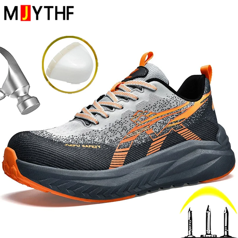 Men Wide Last Steel Toe Shoes Anti-Smash Safety Shoes Anti-Puncture Work Shoes 6 KV Insulated Shoes Anti-slip Protection Boots