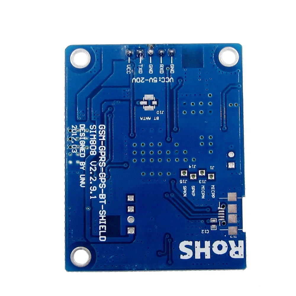 Módulo SIM808 en lugar de SIM908 GSM GPRS Placa de desarrollo GPS IPX SMA con antena GPS para Raspberry Pi