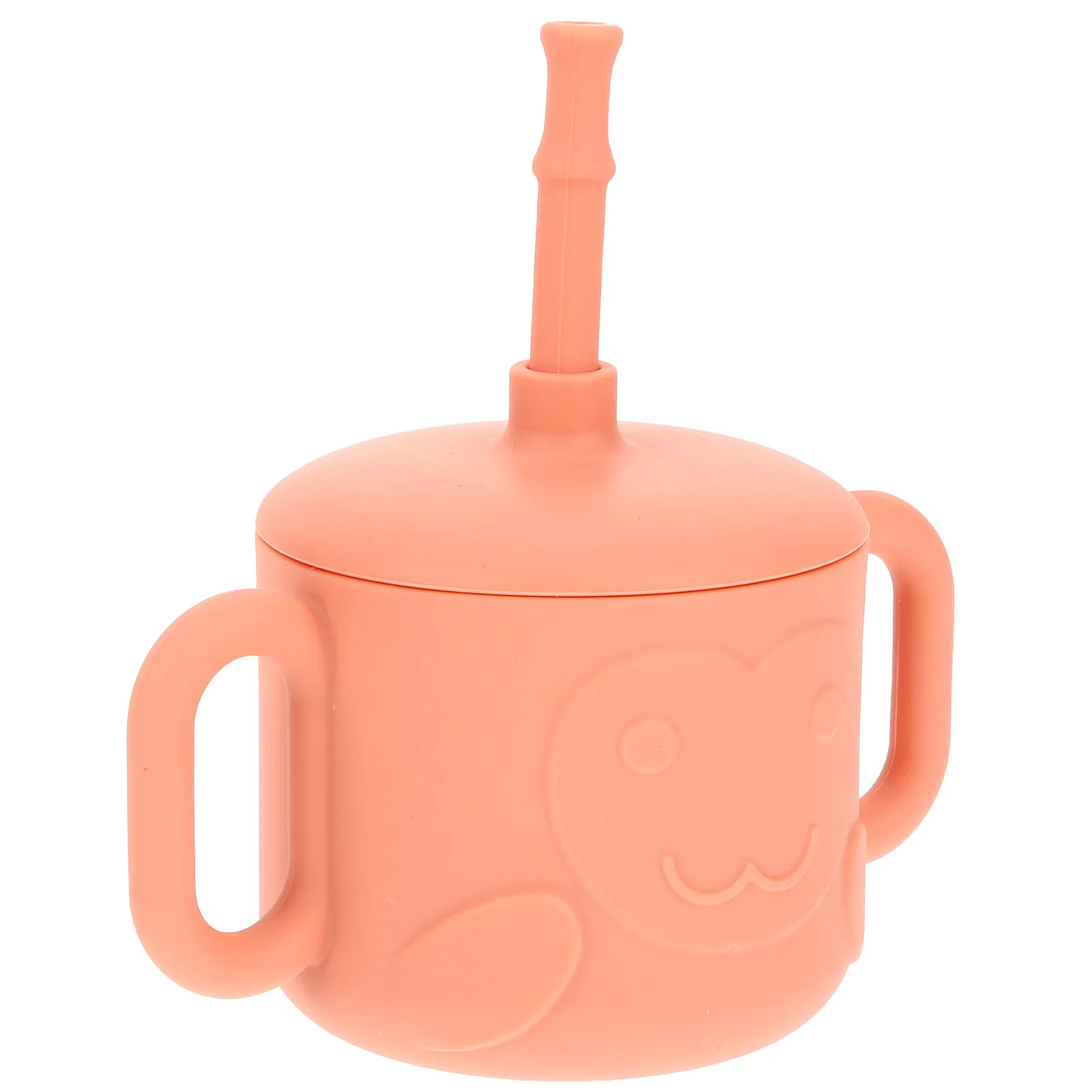

Silicone Baby Training Cup for Toddlers Ergonomic Two-Handle Design Stain Resistant Unbreakable for Milk Water Juice