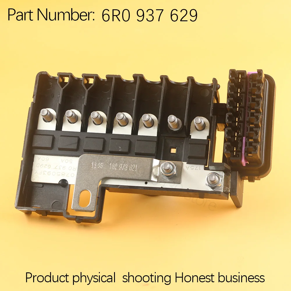 

6R0937629 175 A Automotive Circuit Car Insurance Battery Fuse Box Socket Holder fo0r VW Polo SKoda Citigo Seat Ibiza 6R0937548C