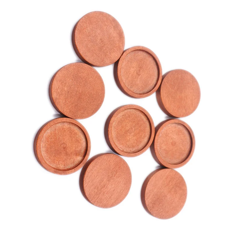 10pcs 30mm/35mm Wood Circles Unfinished Birch Plaques Wooden Circles for Crafts and Blank Sign Rounds