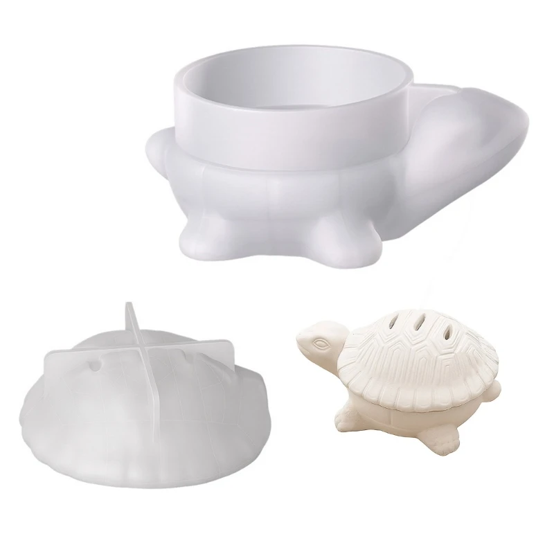 

Многоразовые силиконовые формы в форме черепах для держателя благовоний, свеча, мыло, гибкий инструмент для украшения дома,