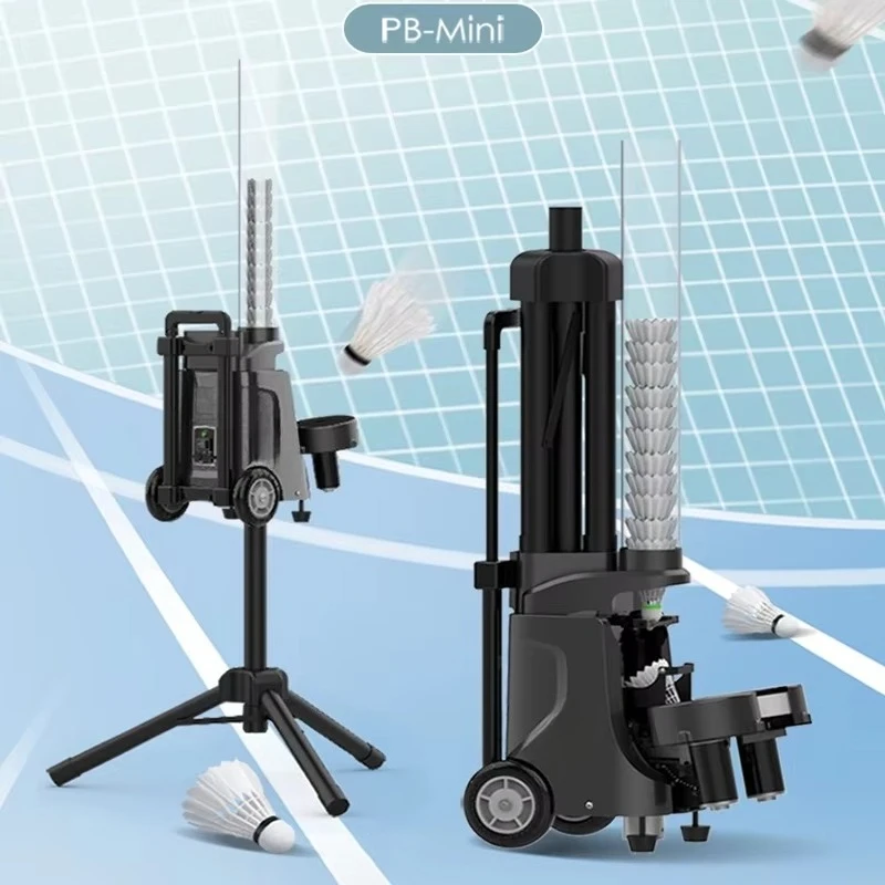 New Arrival Portable Mini Badminton Training Machine App Operated Control Feeder Equipment New Arrival Training Equipment - view 3