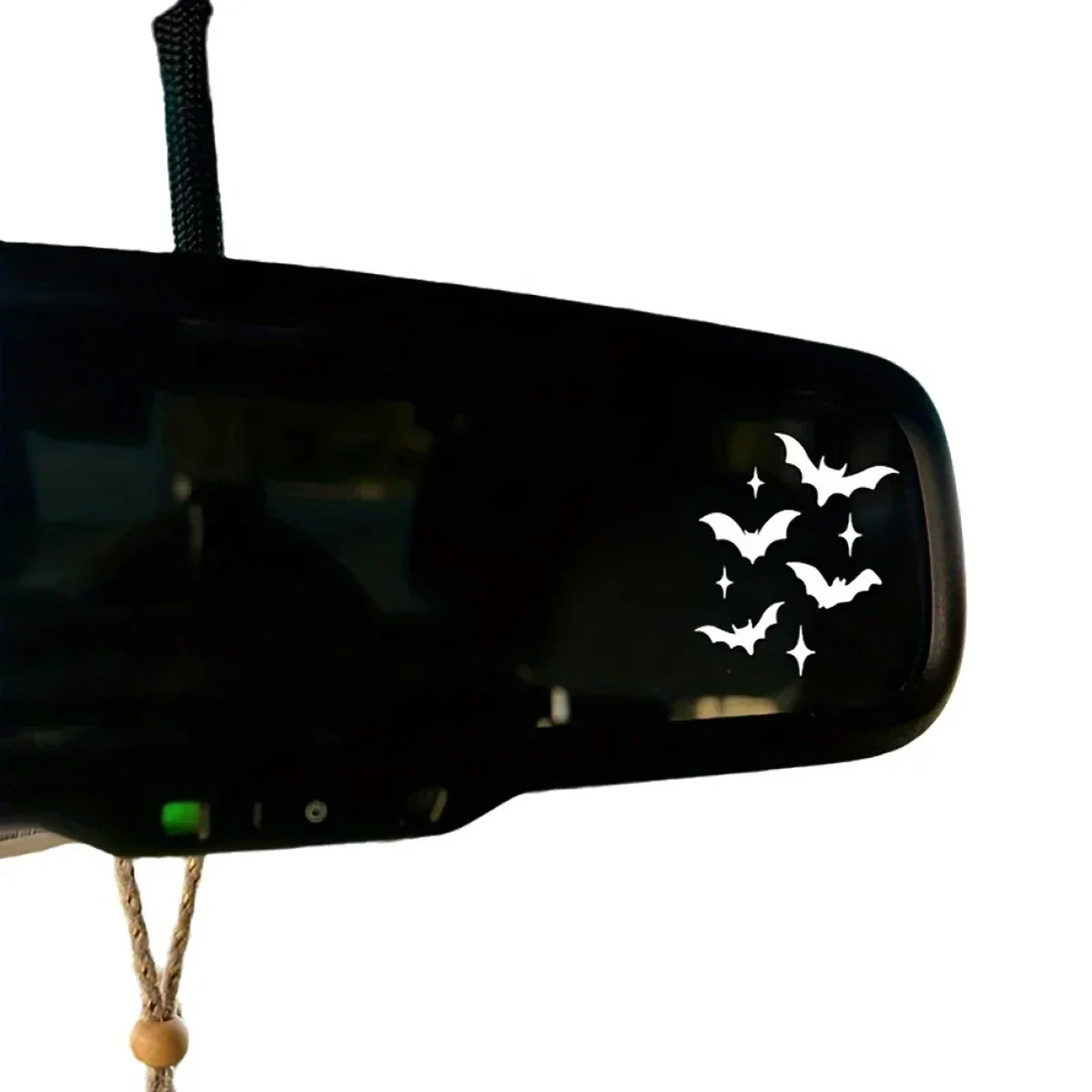 ملصق مرآة الرؤية الخلفية للسيارة، الخفافيش والنجوم، ملصق مرآة جانبية، ملصق الخفافيش الصغيرة، ملحقات المرآة الخلفية للسيارة #1