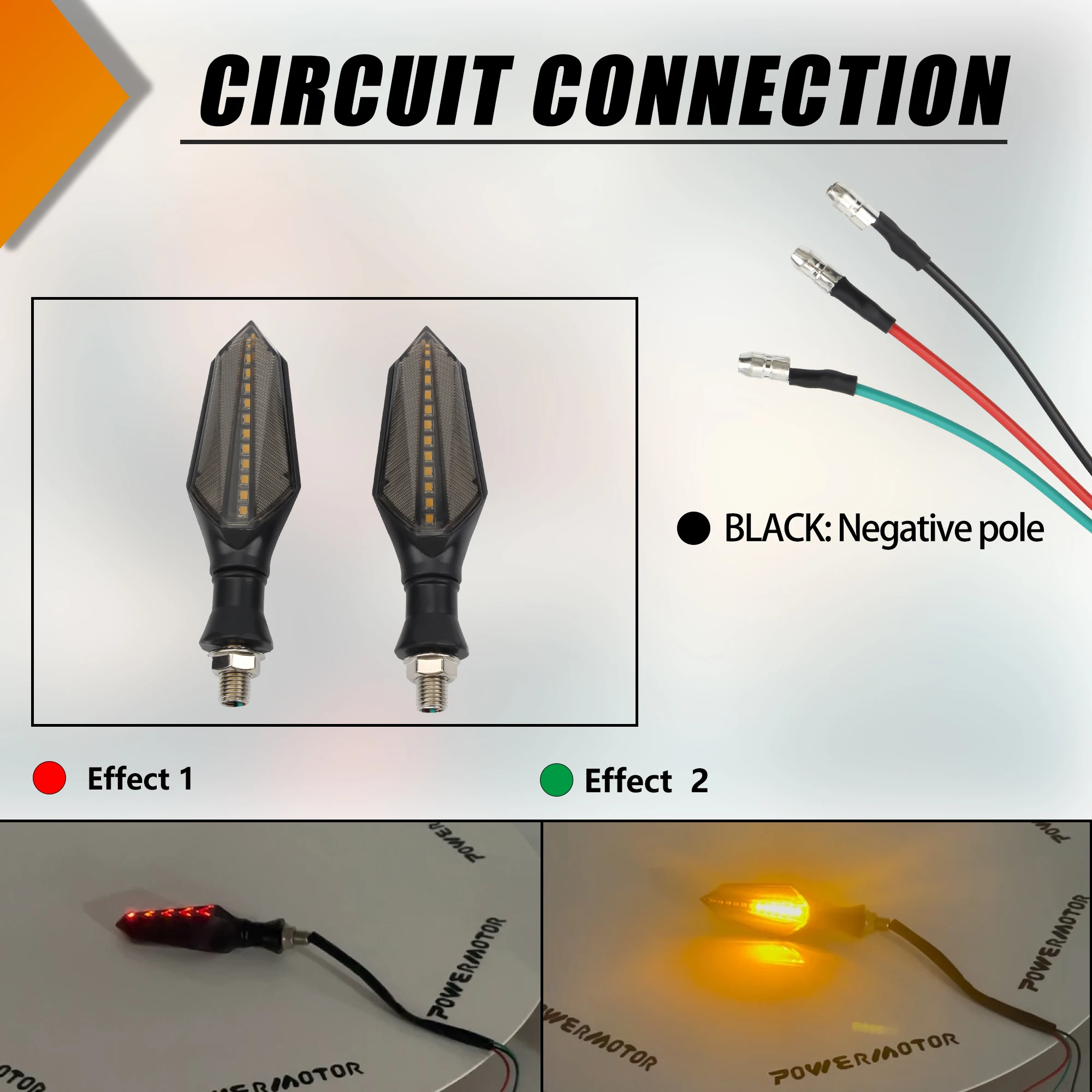 

Светодиодные фонари для мотоцикла, указатели поворота, электрические сигнальные огни для Kawasaki BMW Yamaha Honda Suzuki, универсальный мотоцикл, мотокросс