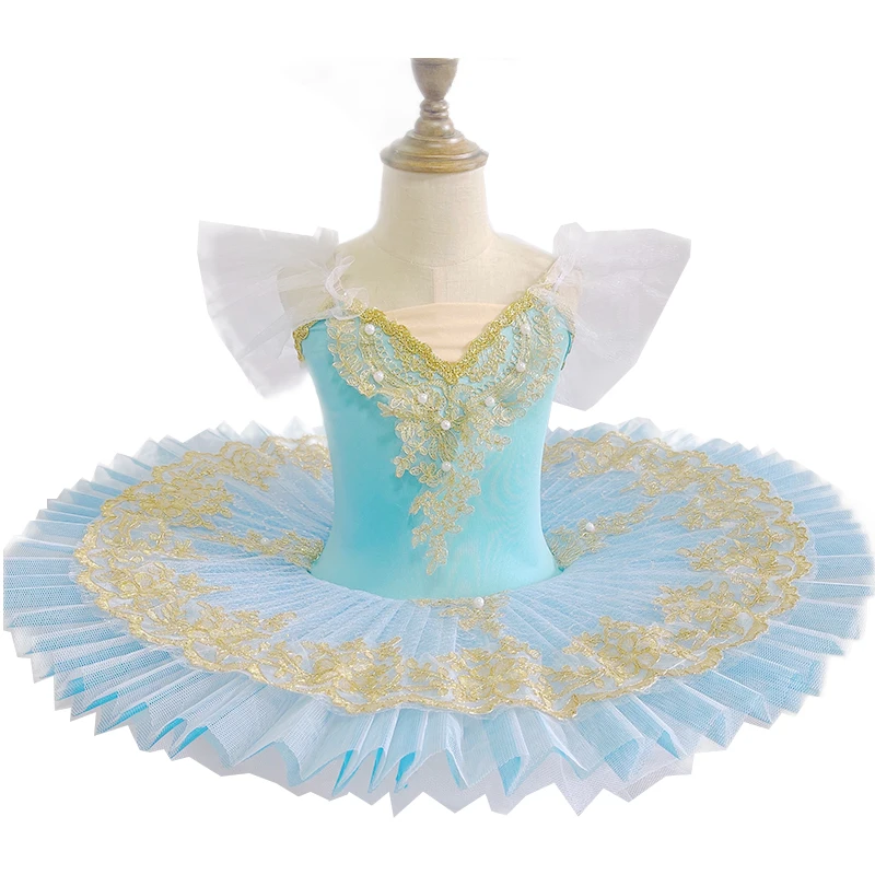 전문 발레 의상 클래식 발레리나 발레 투투 어린이 아동 성인 팬케이크 투투 댄스 발레 드레스 소녀용