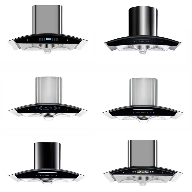 سعر تنافسي الجانب الحائط شفاط المطبخ طباخ هود التلقائي تنظيف المطبخ هود