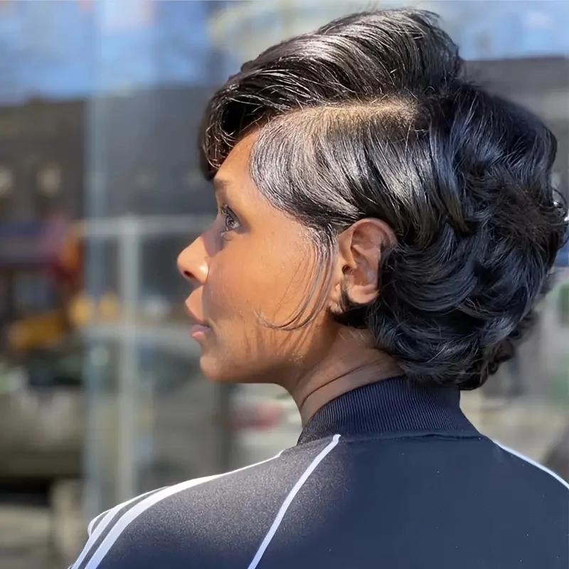 13x4x1 T جزء الدانتيل إغلاق موجة شفافة شعر مستعار الدانتيل قبل قطعها