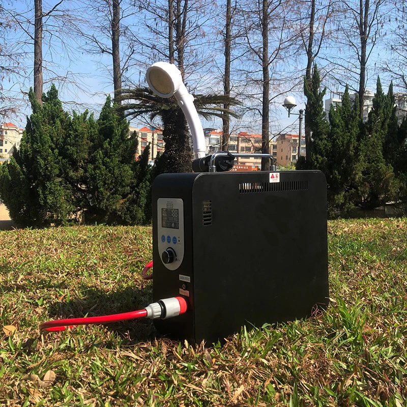 Acampar al aire libre RV Venta al por mayor Portátil Precio competitivo Diseño atractivo Bomba de calor sin tanque de propano Calentador de agua a gas