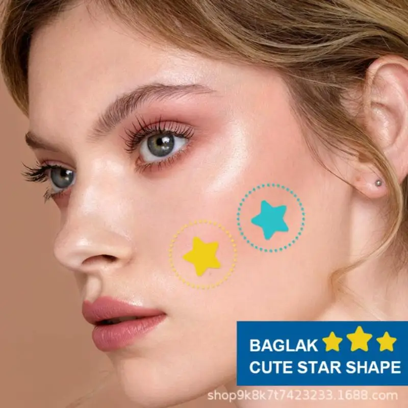 432 Stuks Puistje Patch Acne Hydrocolloid Kleurrijke Sterren Hart Onzichtbare Ademende Acne Verwijdering Acne Cover Gezicht Spot Puistje Patch