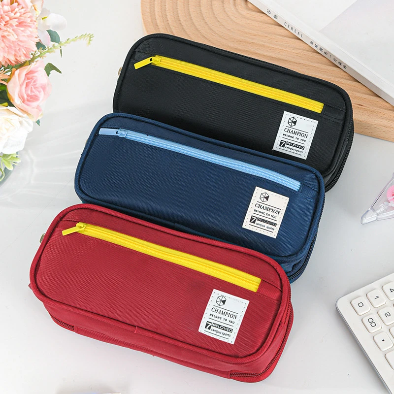 

Pencil Case Big Capacity Pencil Pouch Back to School Anime Desk Organizer Stationery Items for Girls Kids School Acsesories Gift