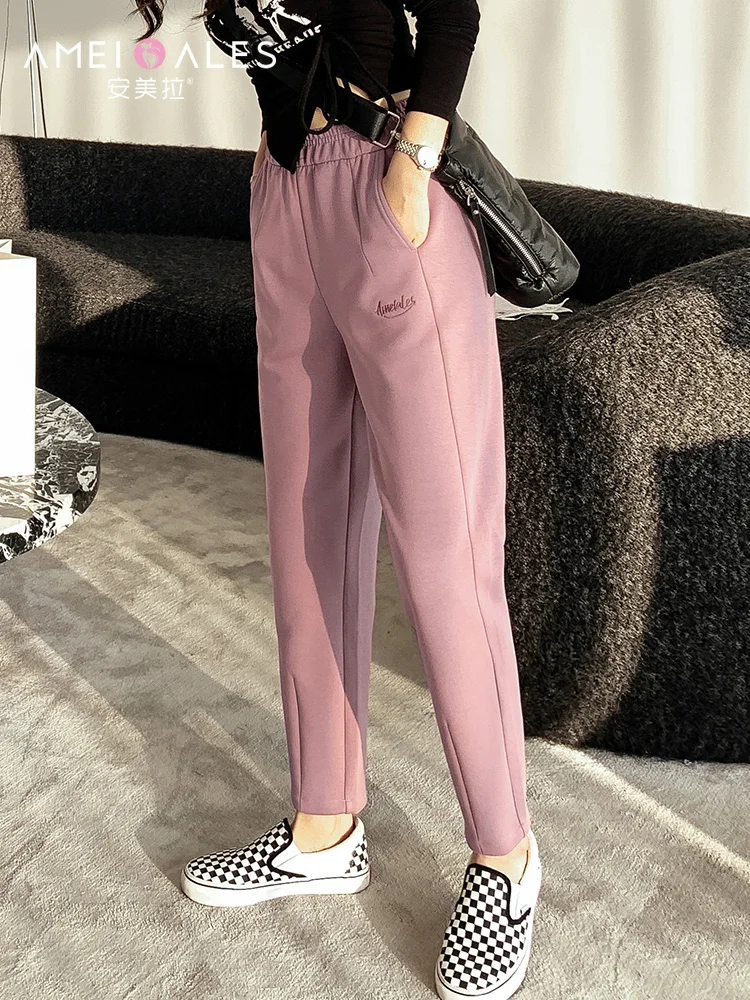 Pantalones casuales de primavera y otoño para mujer, ropa exterior, pantalones largos deportivos Harlan, pantalones de chándal Amela First Love, cómodos para el hogar