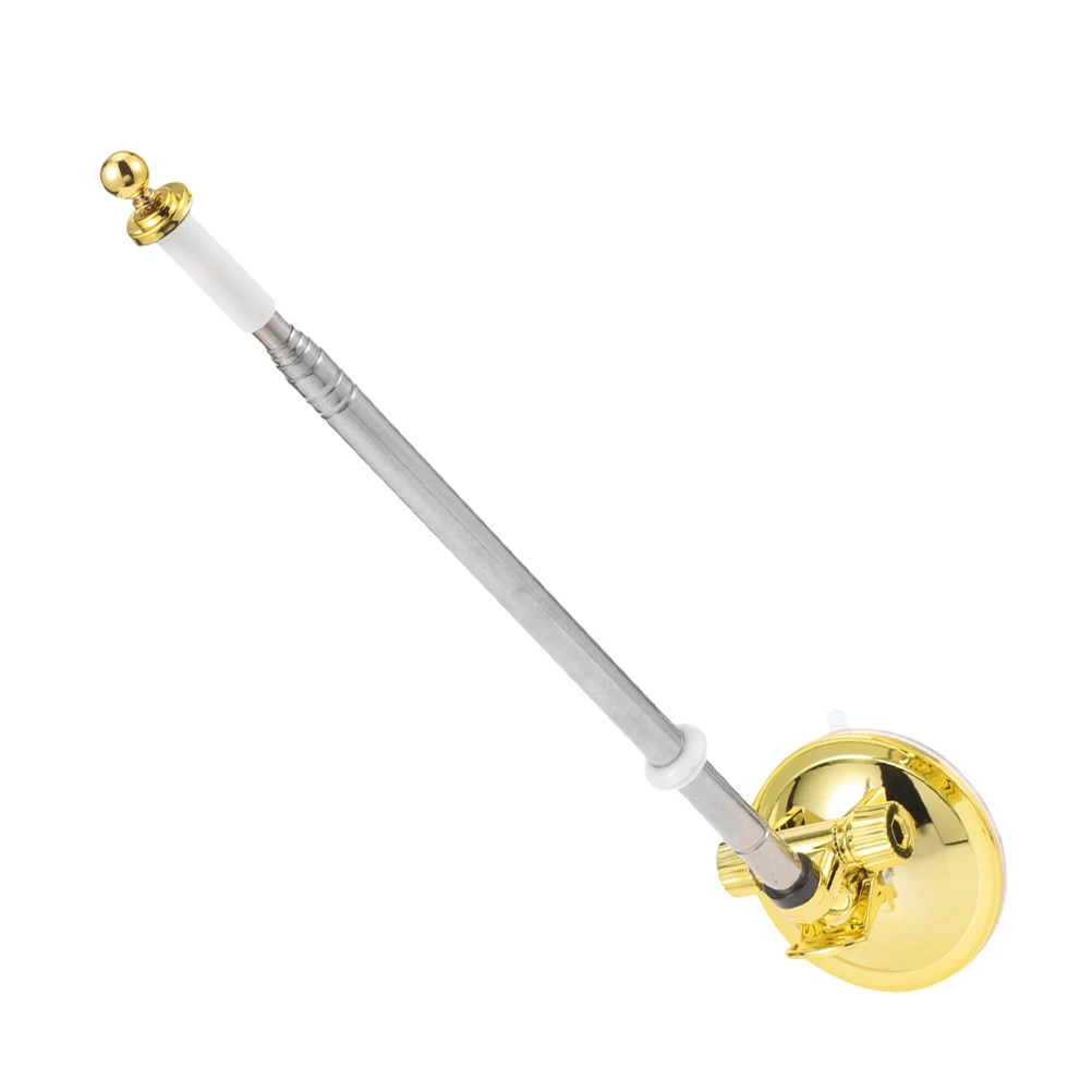 

Wall Mounted Flagpole 1.2m Stainless Steel Car Suction Cup Holder Bracket Flagpole Stand Base Metal Flag Display