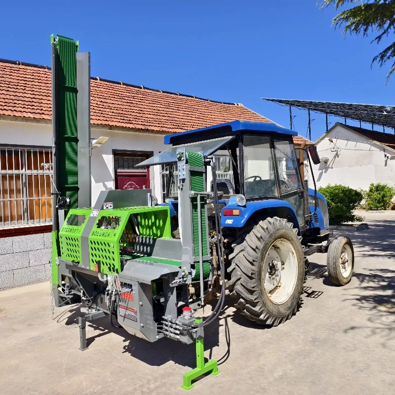 YG CustomizedPTO Firewood Processor 20 Ton 480mm PTO Hydraulic Wood Log Splitter Electric Start