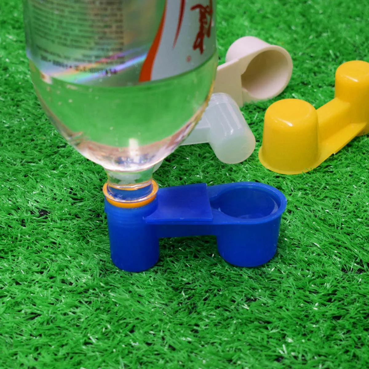 

5pcs Automatic Bird Waterer Cup For Pigeon Parrot Cage Double Ports Easy Clean Feeding Supply Birds Water Feeder Cup Auto