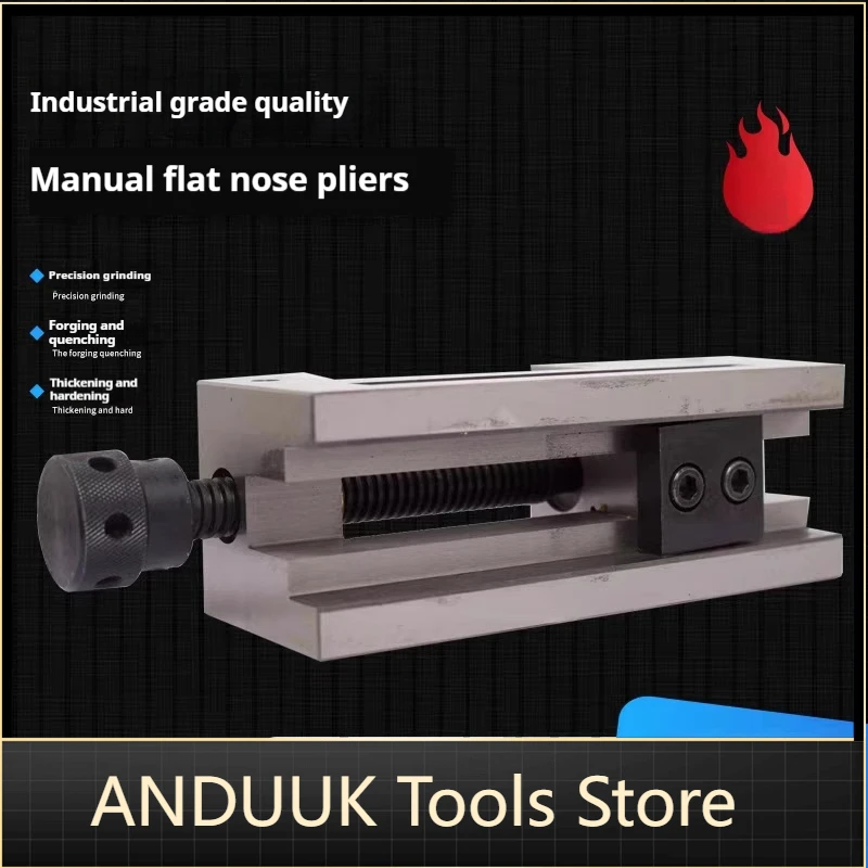 Precision Tool Maker QGG100 4 Inch CNC Vise Right Angle Mirror Grinder CNC Vise Grab Tong Surface Grinder Milling Machine