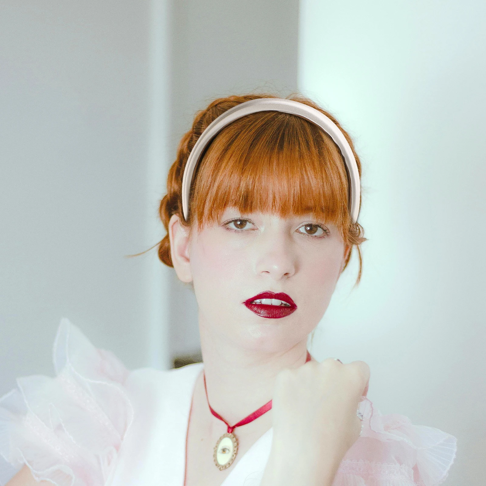 

Elegant Satin Headb s Women Hair Accessories Wide Slip Skincare Makeup Washing Face Stylish Design Versatile Hairstyles