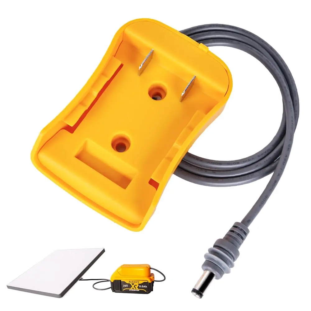 Starlink Mini Battery Adapter for DeWalt Batteries, 1FT Cable Charger Compatible for De.Walt 18-20V Battery