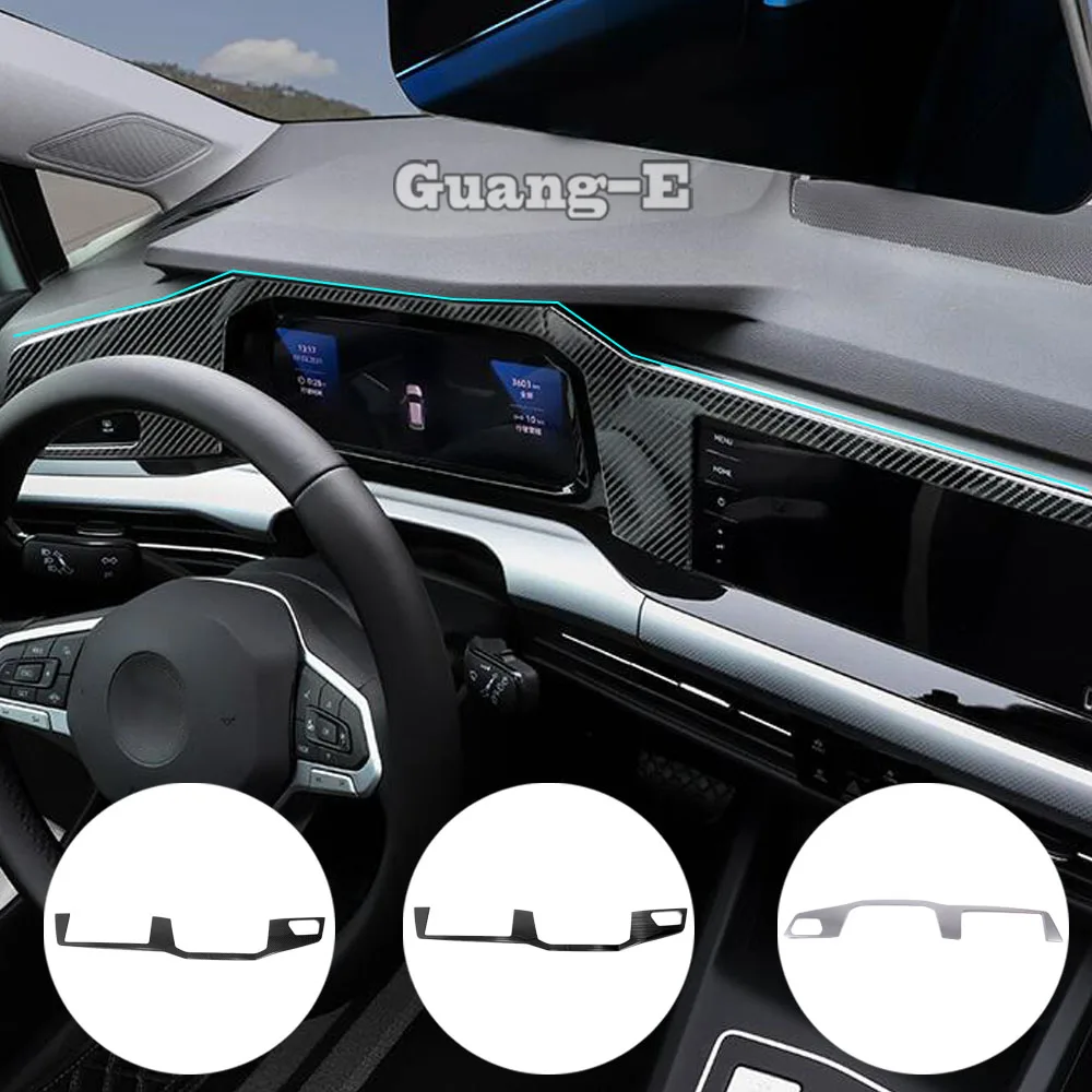 

For VW Volkswagen Golf8 Golf 8 2020 2021 2022 2023 Trim Control Dashboard Panel Glove Box Armrest Box Storage Instruction Frame