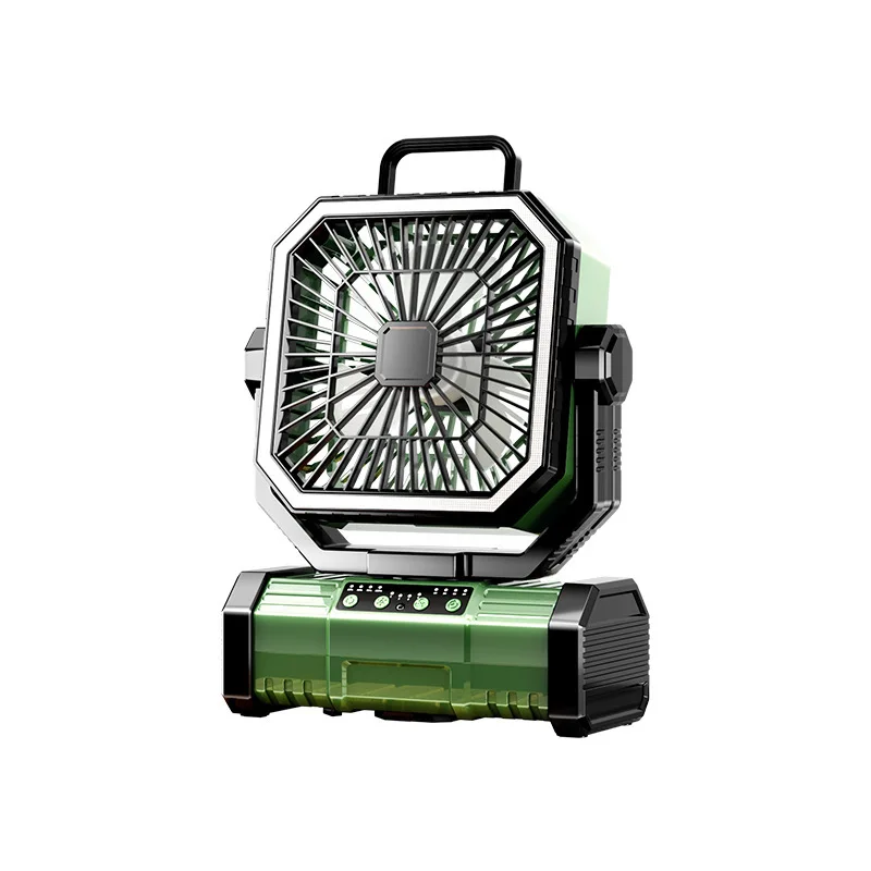 CX outdoor camping usb rechargeable fan office soft shaking head desktop fan