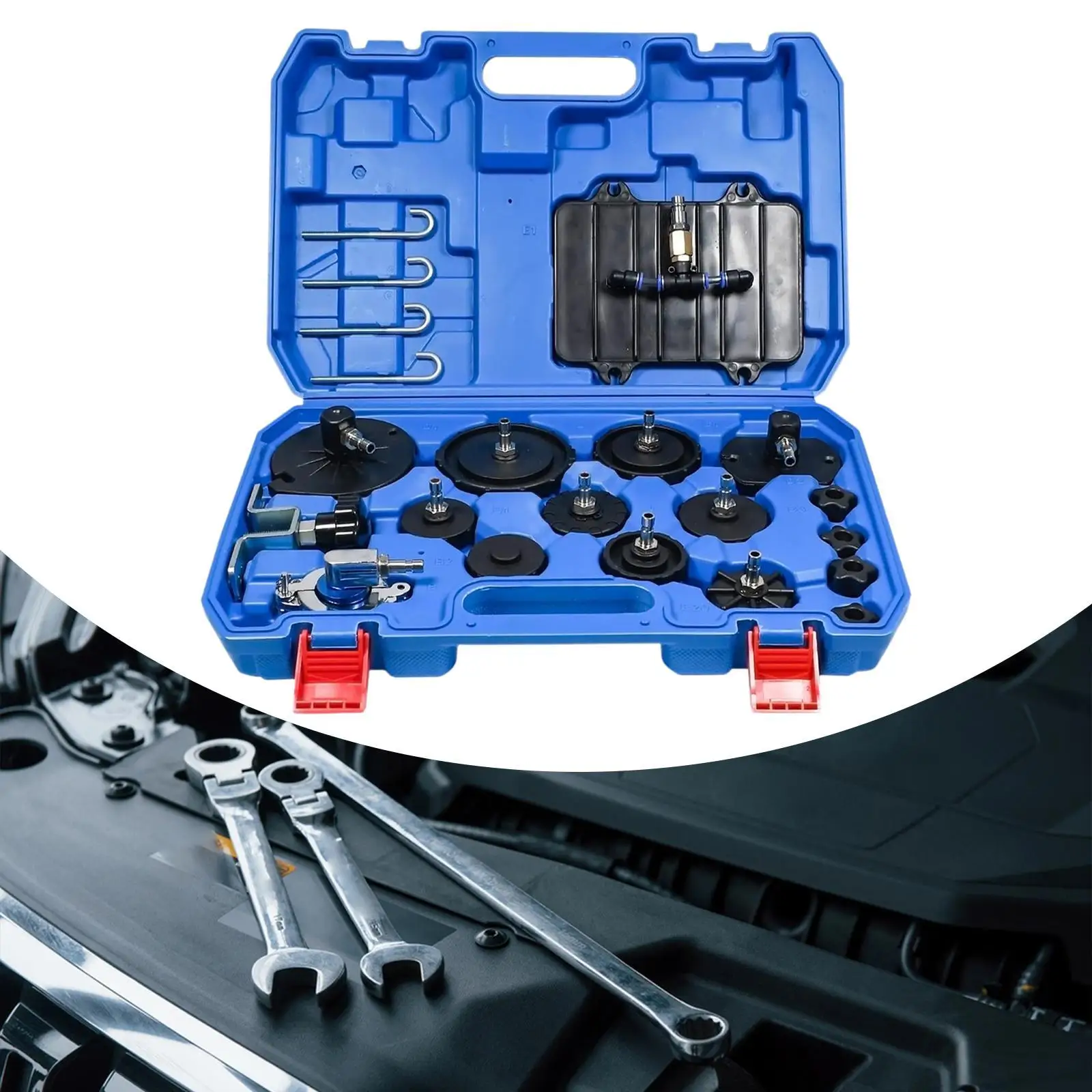 

Brake Master Cylinder Bleeder Kit,Brake Bleeder Adapter Maintenance Auto Replaces Master Cylinder Adapters Car Repair Part