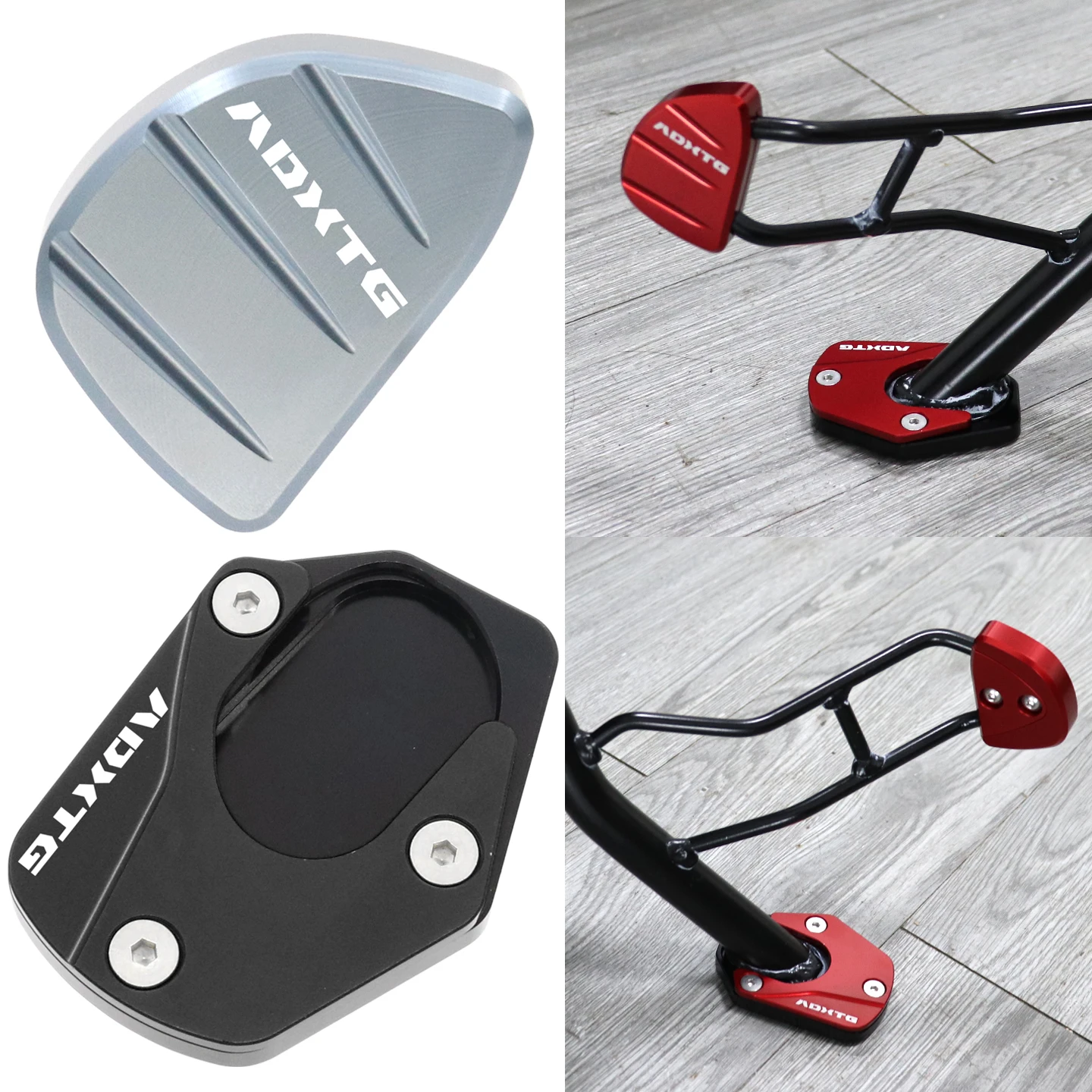 New for SYM ADXTG400 ADXTG 400 2024 2025 Accessories Enlarged pad Side Stand Doot Kickstand Auxiliary Foot Pedal Support Plate