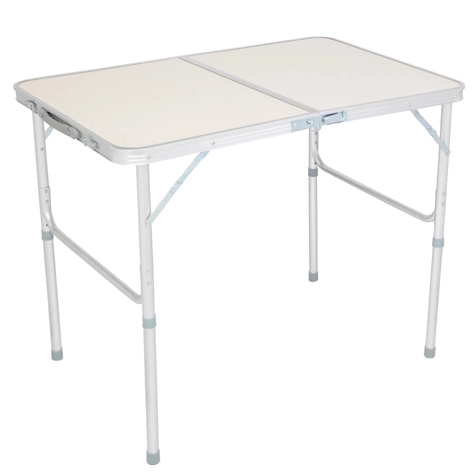 90 x 60 x 70cm Home Use Aluminum Alloy Folding Table White Interiors  Outdoor Furniture Tables Garden Tables Picnic Tables