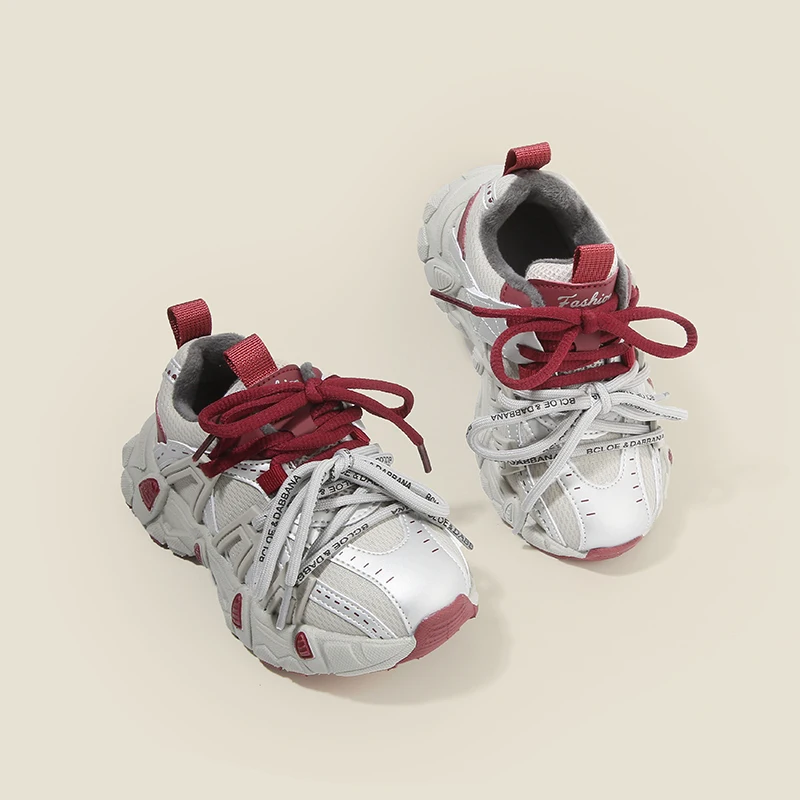 

Маленькие детские кроссовки на осень и зиму, новая повседневная обувь с мягкой подошвой для мальчиков и девочек, корейская версия с мягкой подкладкой