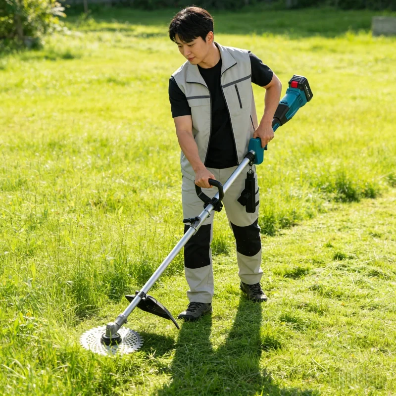 

Multifunctional Lithium Battery Cordless Lawn Trimmer Portable Courtyard Household Garden Grass Cutter