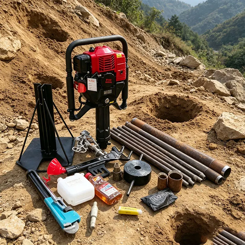 Customized Diamond Core Drill Concrete Soil Rock 15M Undisturbed Sample Accurate Compact Heavy Duty