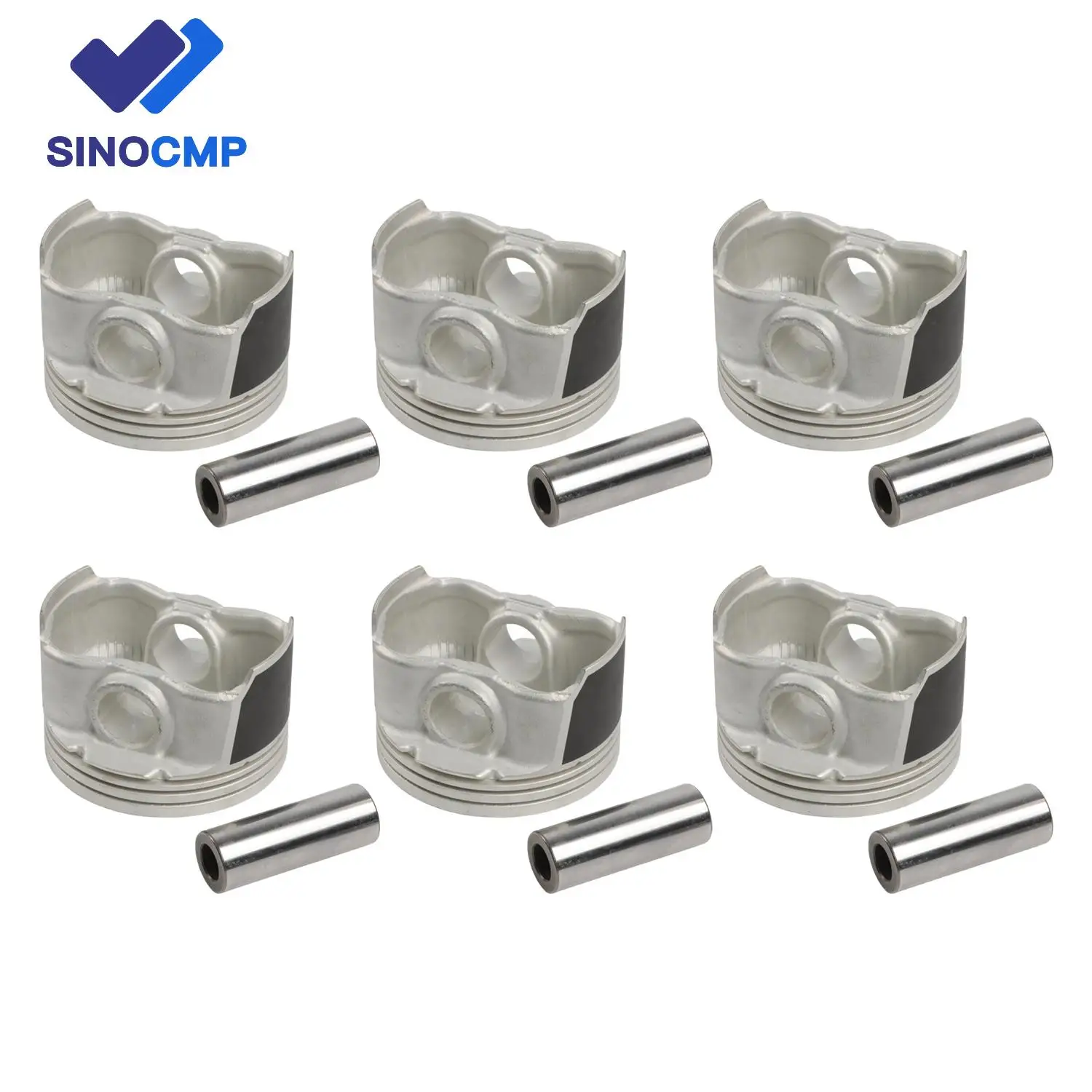 

6pcs G6EA 23410-3E001 Pistons Rings Set For Hyundai Grandeur Azera Santa Fe Cadenza/K7 Carnival/Sedona For Kia Rondo Opirus 2.7