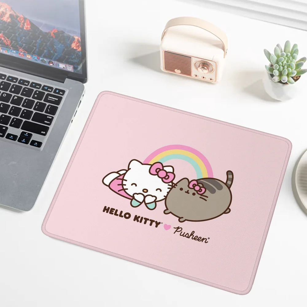 Sanrio Small Mousepad Gamer Hello Kitty Deskmat Cute Mause Pad Mouse Kawaii Computer Offices Gaming Accessories Mausepad Mouspad