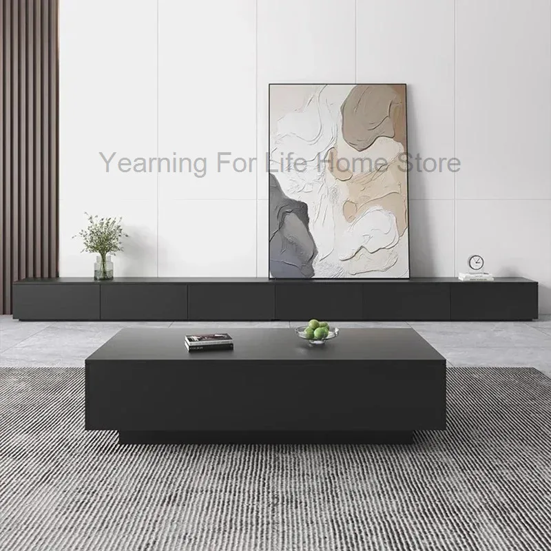 

Floating Tv Furniture Entertainment Center Storage Pedestal Stand Complete Living Muebles Para Casa Movable Display Salon SJH
