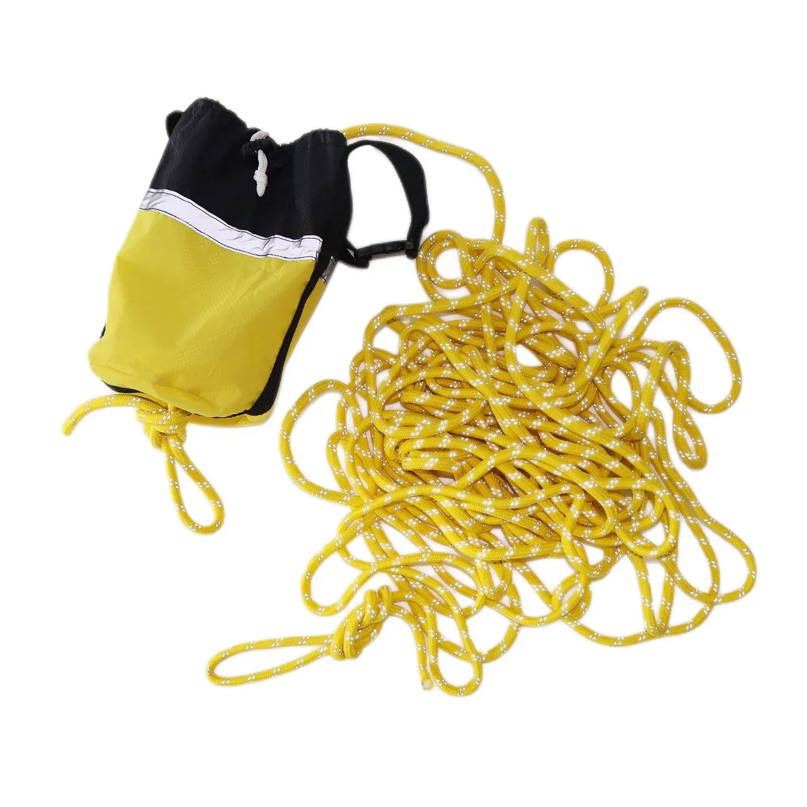 Kayaking Throw Bag Floating Throw Rope 16Meters High Visibility Throwable Ropes for Canoe Rafting Swimming Boating Accessories